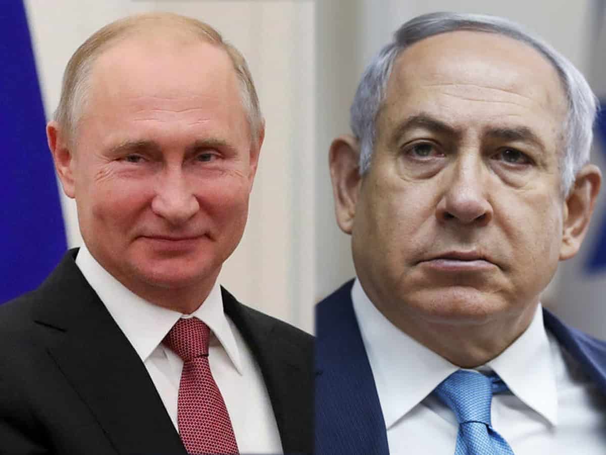 Putin, Netanyahu discuss ties, 76th V-Day anniversary