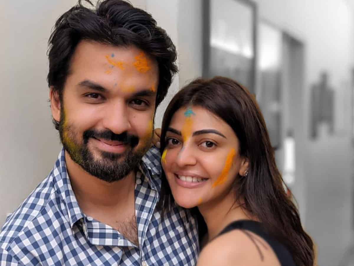 Kajal Agarwal shares a happy photo-op with hubby