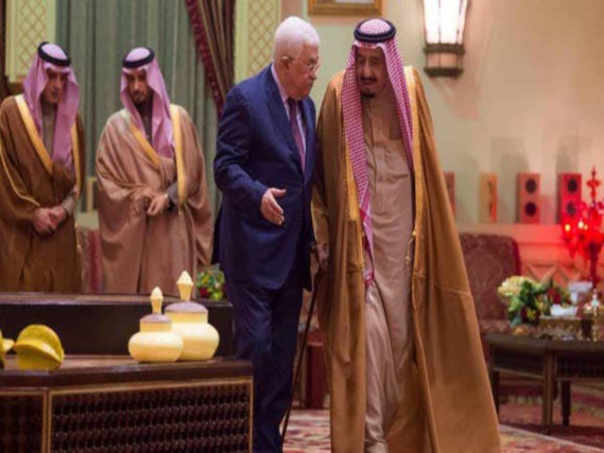 King Salman assures Palestinian President of Saudi Arabia's support