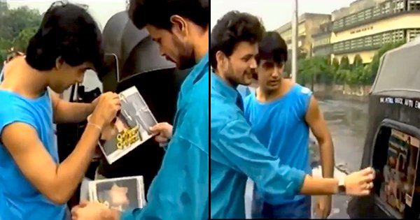 Old video of young Aamir Khan putting posters on autos goes viral