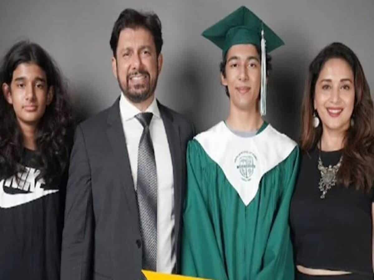 Madhuri Dixit's son Arin graduates from high school [Video]