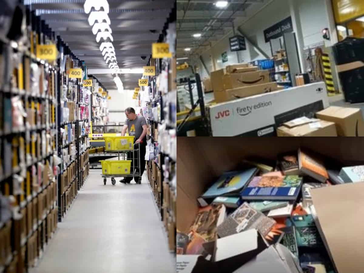 Smart TVs to face masks, footage shows destruction of unused items in Amazon warehouse