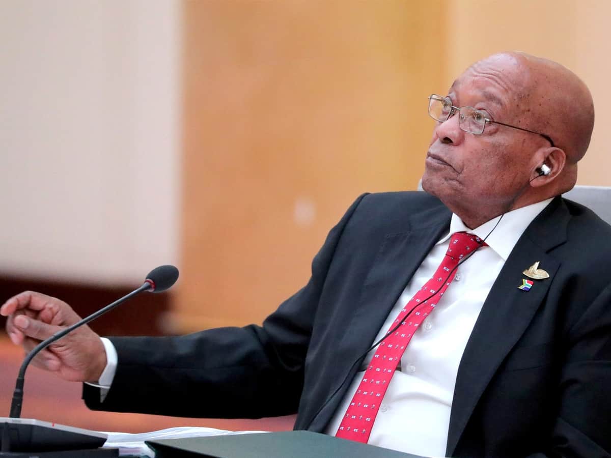 Ex-South African President sentenced to jail