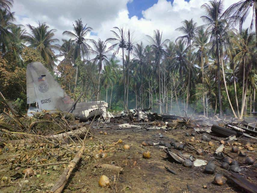 Philippine military's worst air disaster kills 50, wounds 49