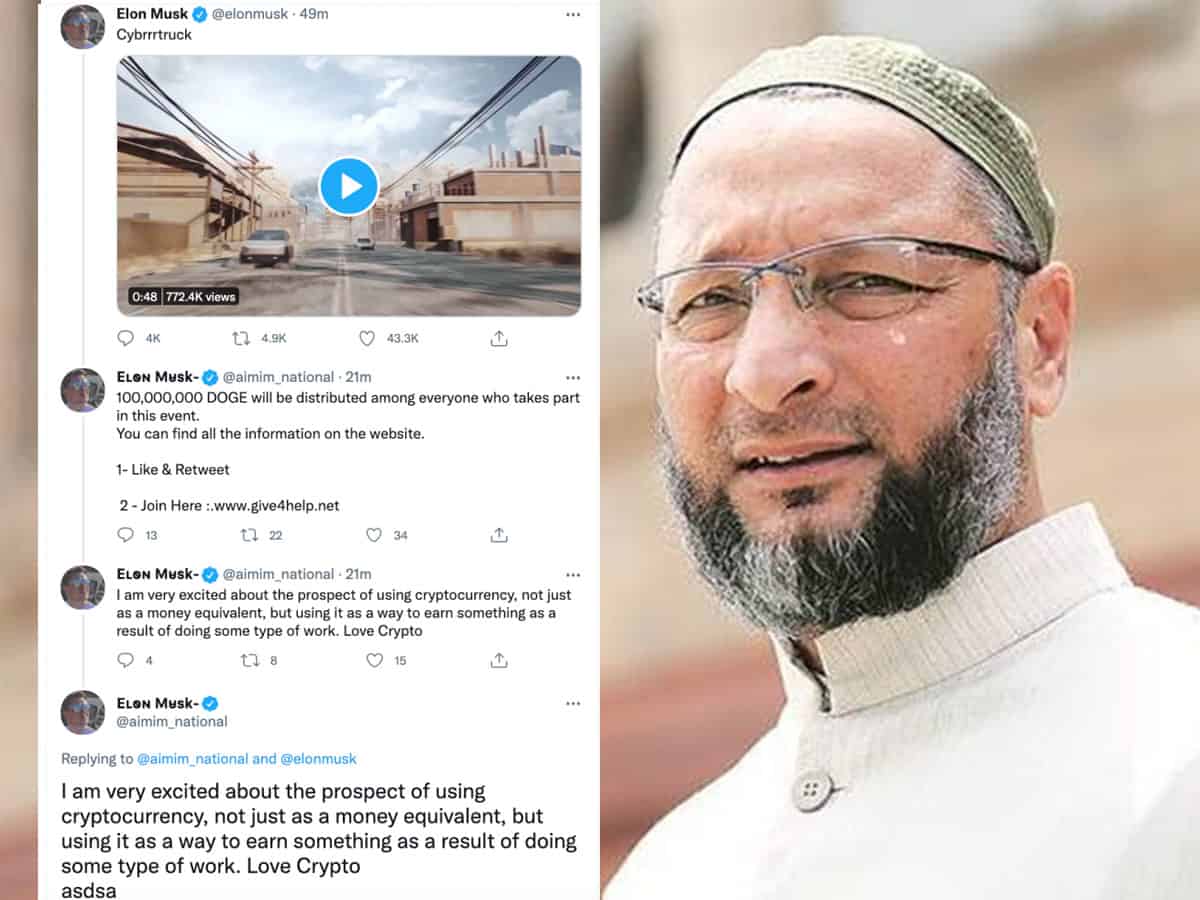 AIMIM's Twitter account hacked for second time in 9 days