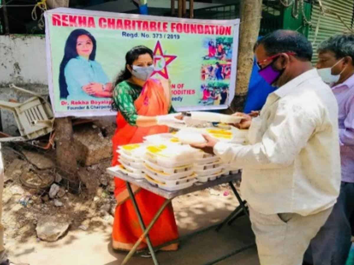 Rekha Charitable Foundation serving the COVID-hit with aplomb