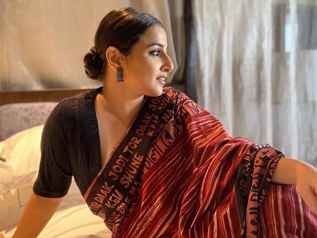 'I am told I am knotty' : Vidya Balan's latest post is sheer elegance!