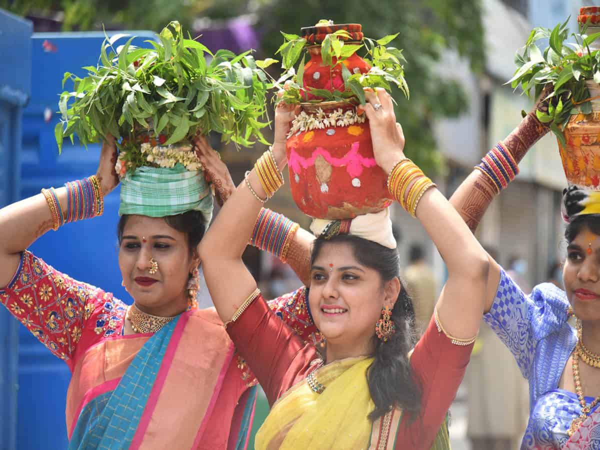 Hyderabad: Bonalu at Ujjaini Mahankali temple on July 9