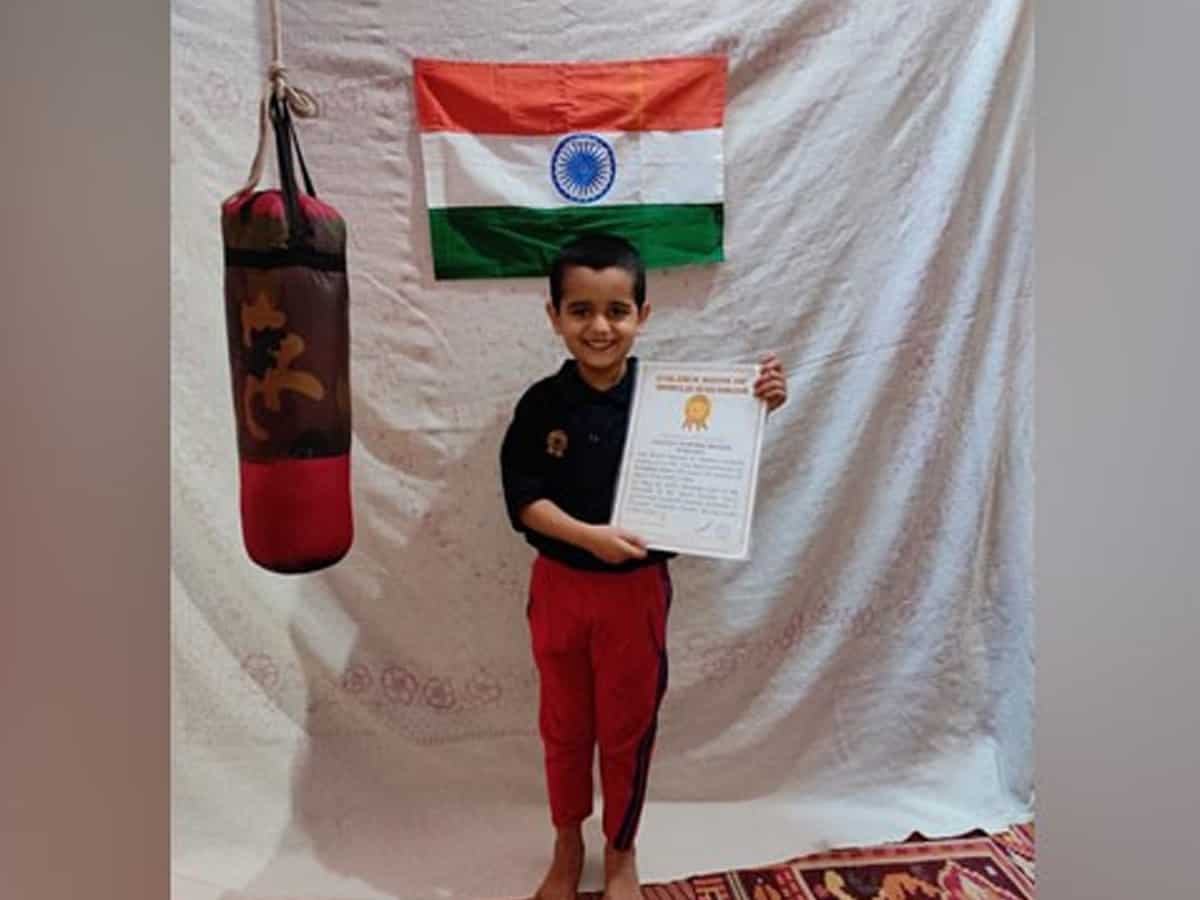 I love boxing, train for three hours a day: 5-yr-old Arindam after registering world record
