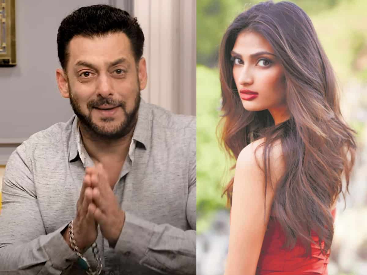 Salman Khan, with folded hands, apologises to Athiya Shetty on screen [Video]