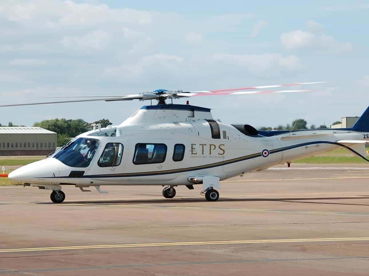 Rajasthan govt puts Agusta helicopter on sale for Rs 4 Cr