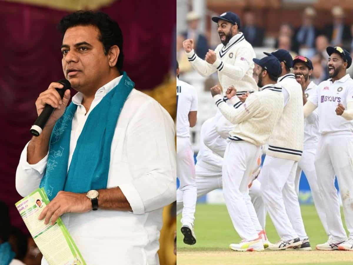 Ind vs Eng: KTR praises Team India for historic victory at Lord's