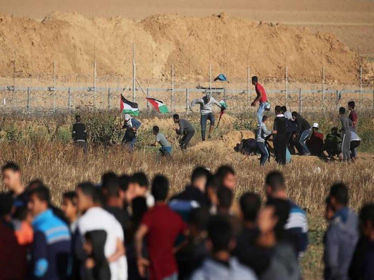 20 injured in demonstration near Gaza-Israel border