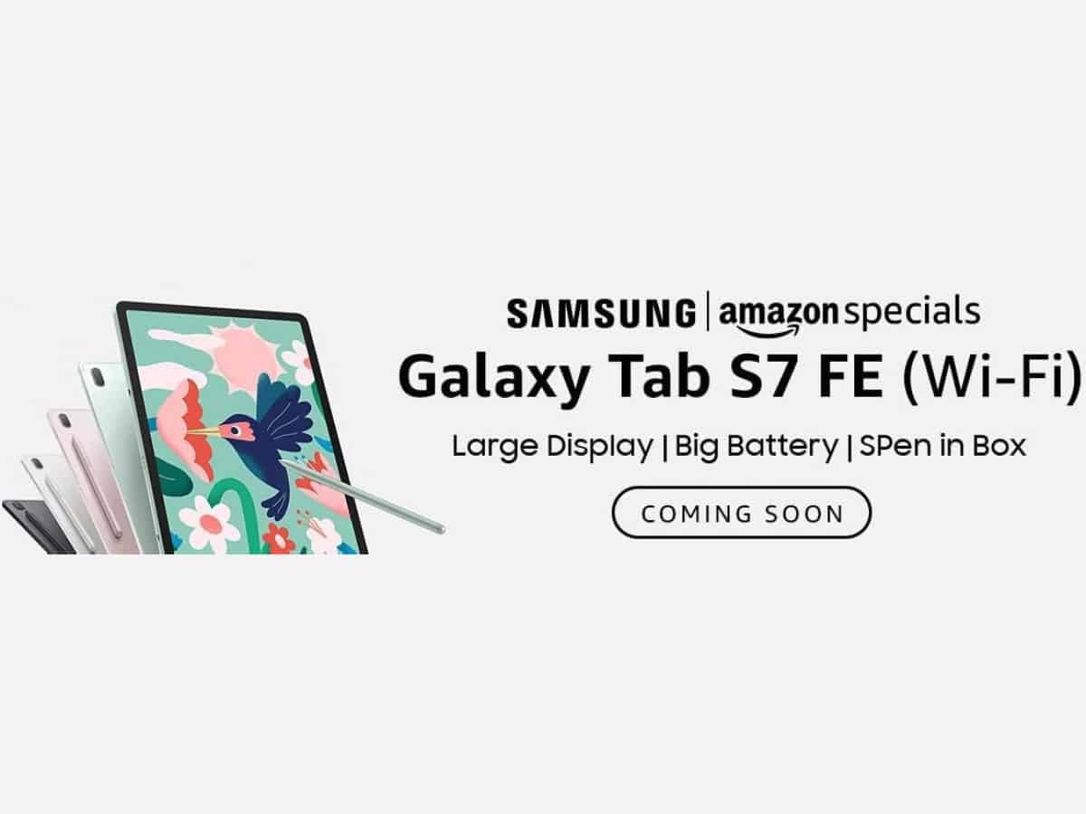 Samsung to launch Wi-Fi variant of Galaxy Tab S7 FE in India soon