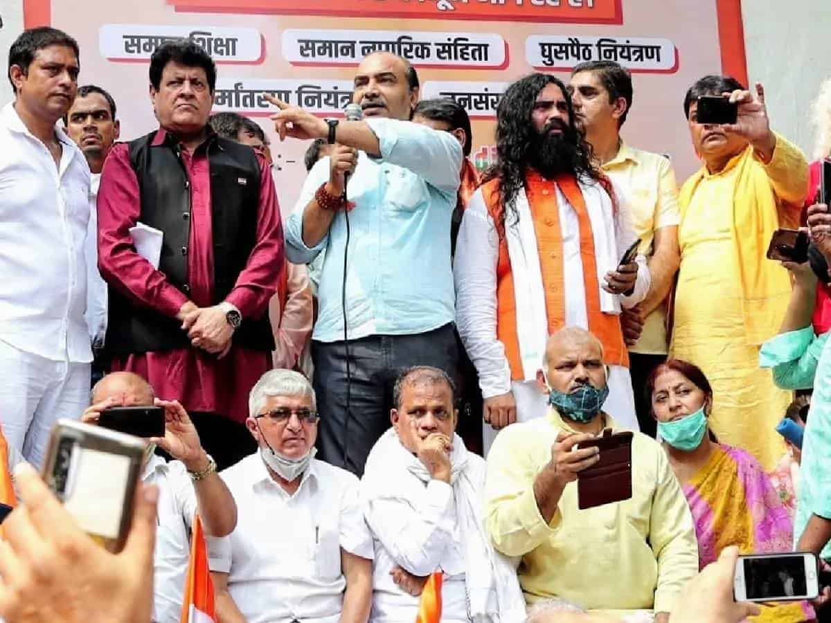 Two days after raising anti-muslim slogans, Ashwini Upadhyay makes bail