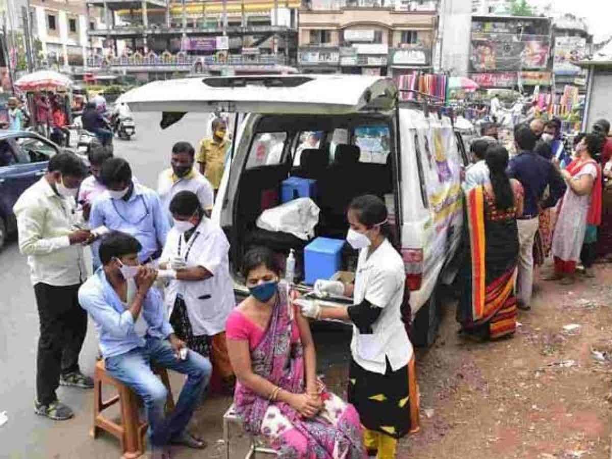 To speed up the vaccination campaign in the city, Greater Hyderabad Municipal Corporation (GHMC) adds up 75 mobile vaccination centres to vaccinate people above 18 years of age.