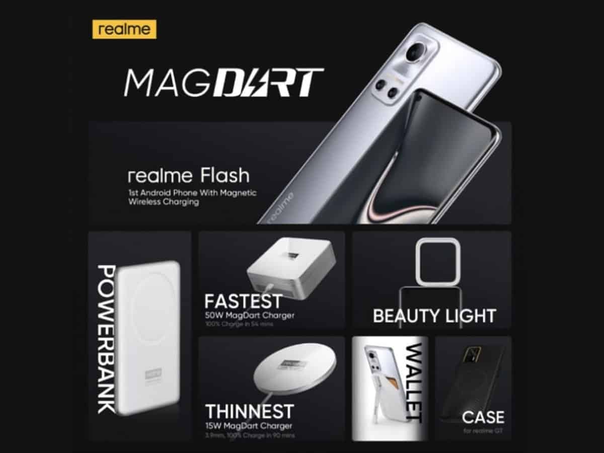 realme unveils magnetic wireless charging solution