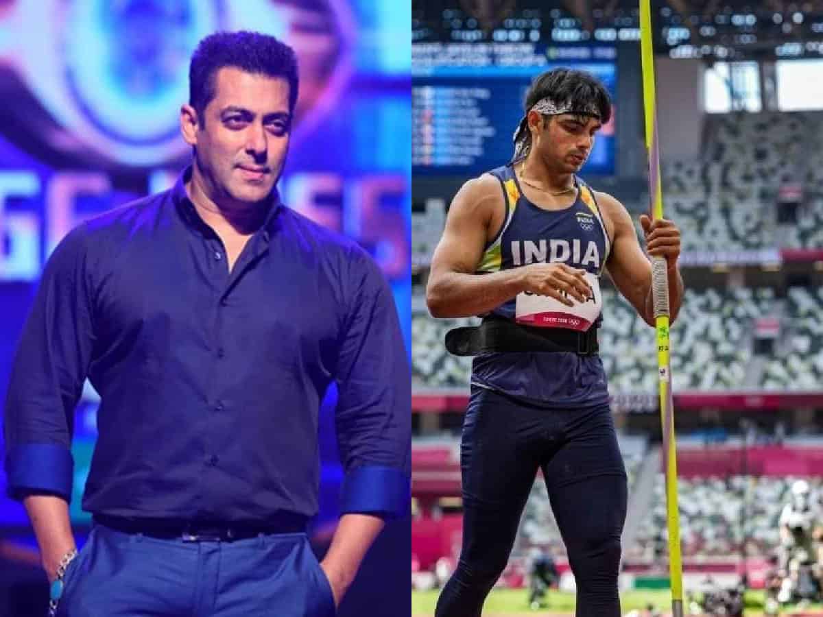 Salman Khan congratulates Neeraj Chopra for winning gold in Tokyo Olympics