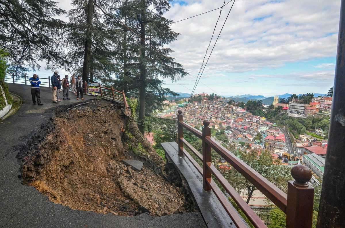 Landslides in Kinnaur, Shimla following heavy rains