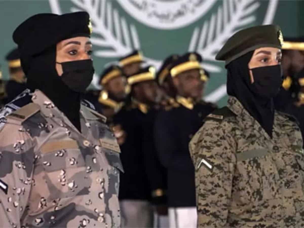 Saudi Arabia National Day: Women take part in military parade for first time
