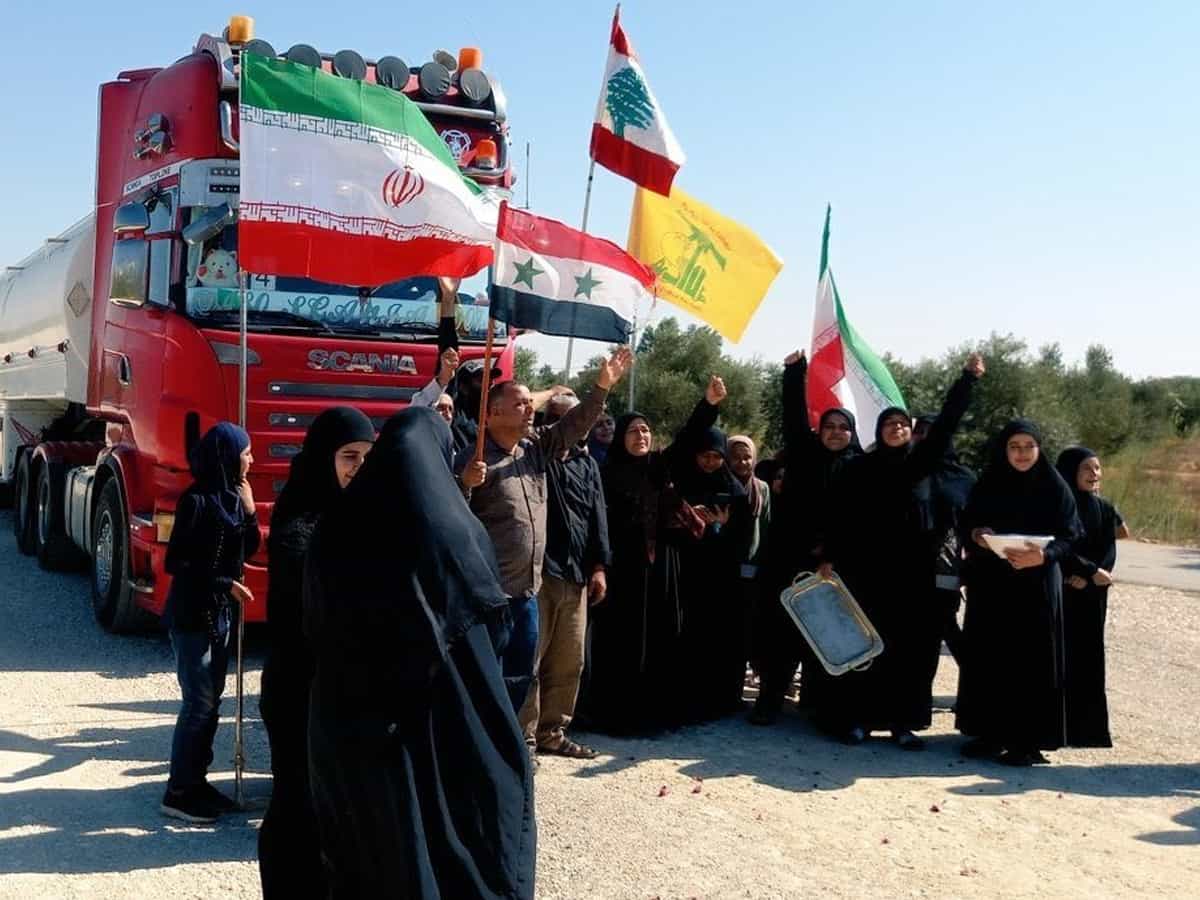 Lebanon receives tanker trucks carrying Iranian oil