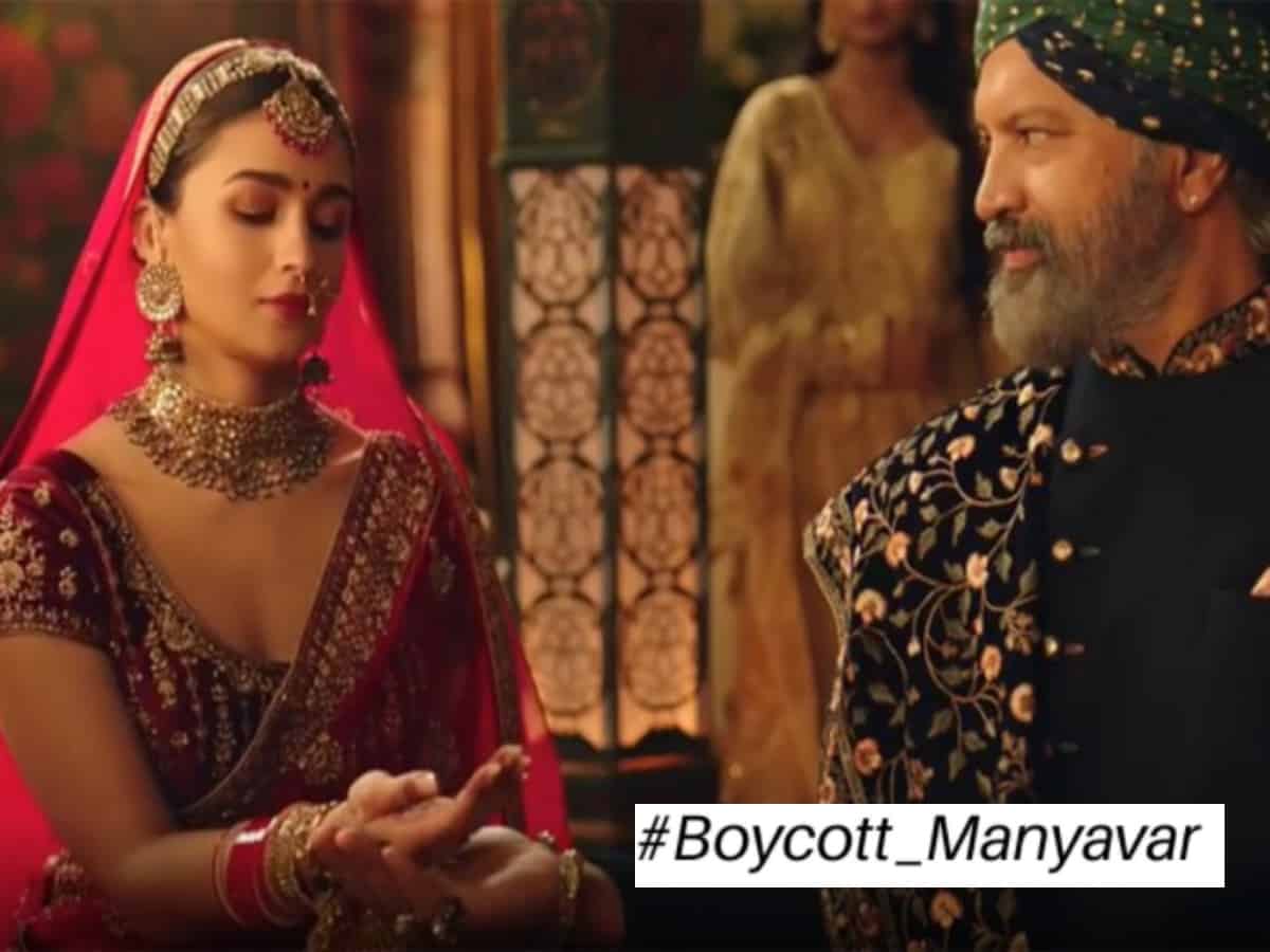 #BoycottManyavar trends after Alia Bhatt's ad sparks outrage