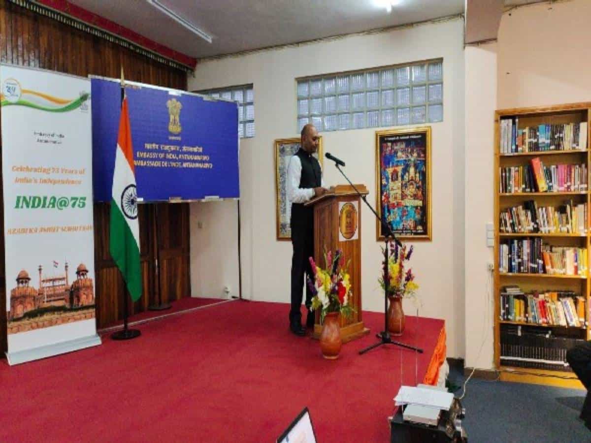Indian embassy in Madagascar celebrate Hindi day 2021