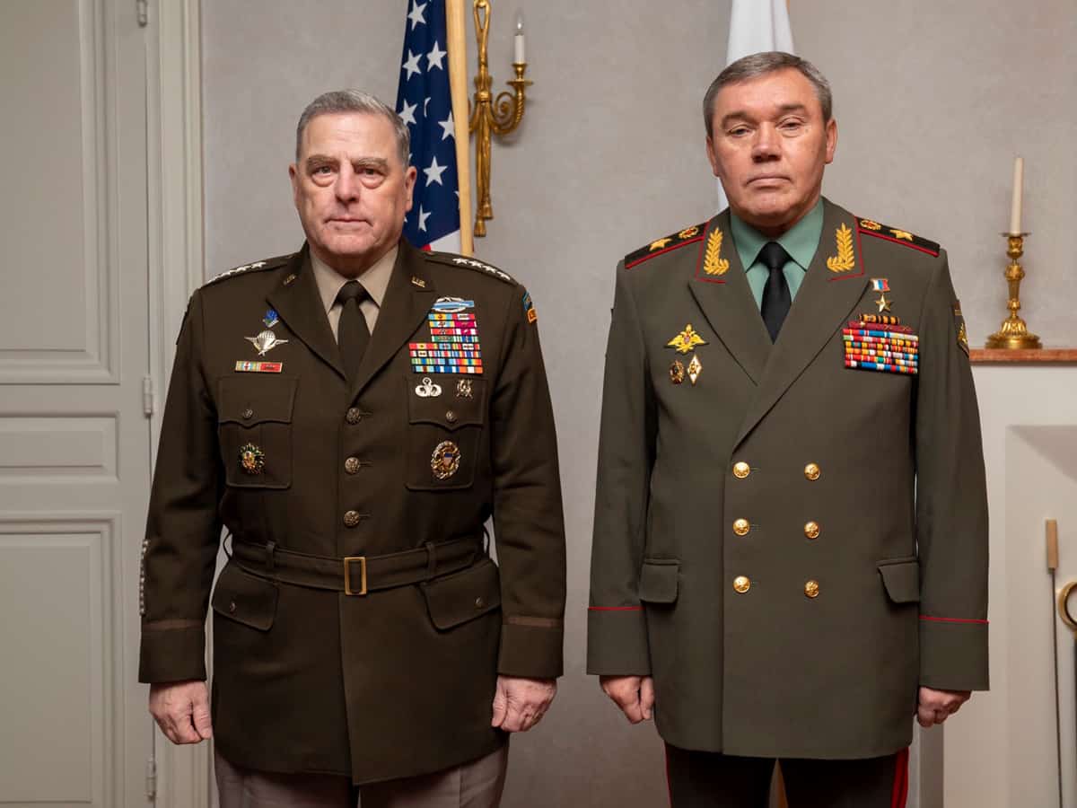 US top military officer meets with Russian counterpart