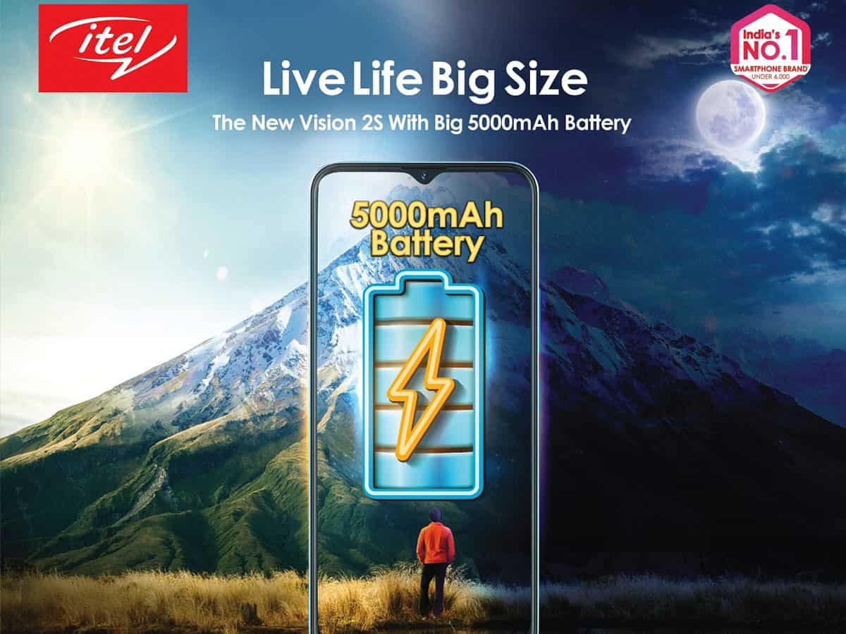 itel unveils premium affordable smartphone Vision 2S with big display, 5000mAh battery