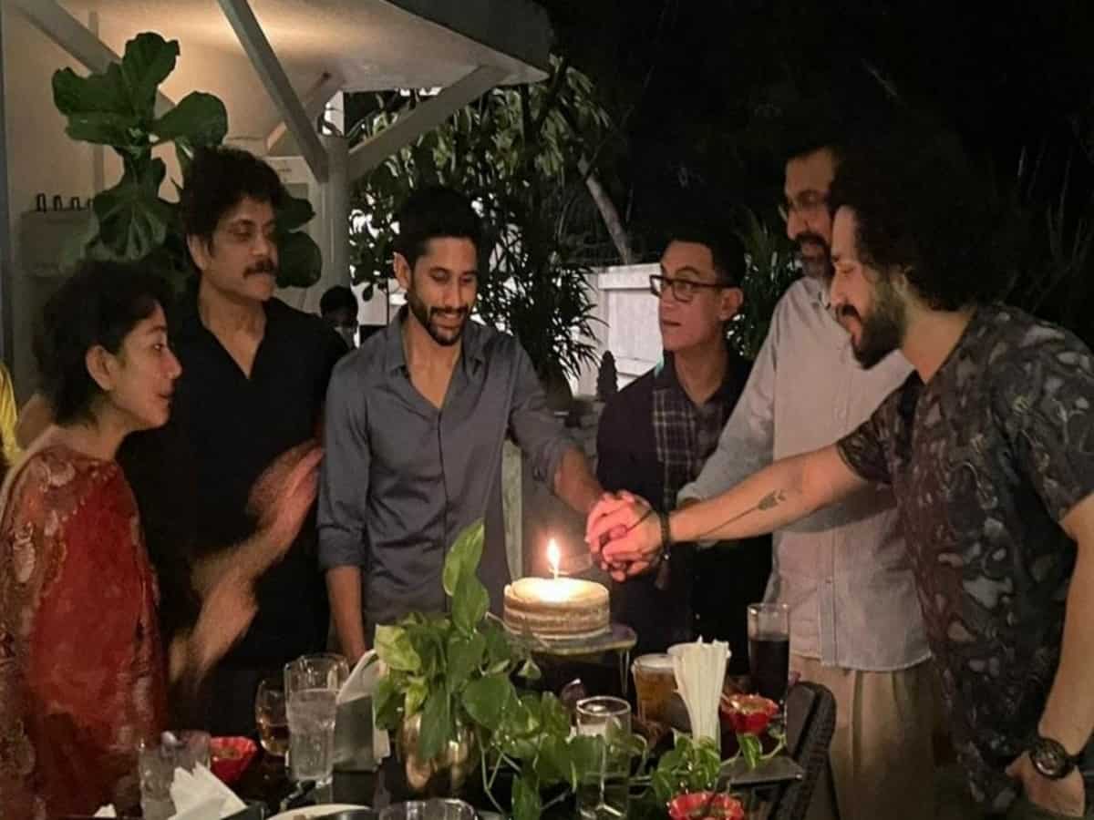 Nagarjuna gets emotional during dinner with Aamir Khan in Hyderabad
