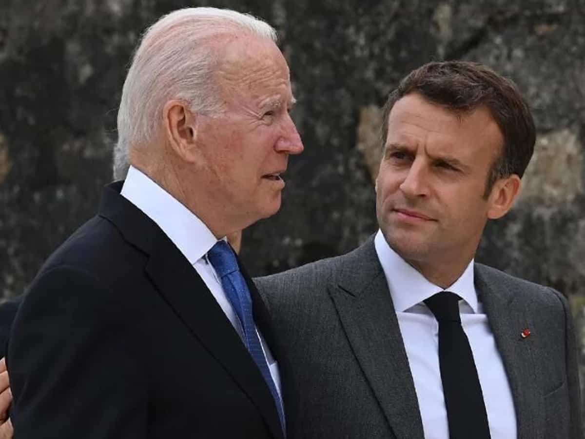 Emmanuel Macron to talk to Biden amid crisis over submarines