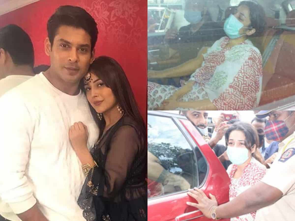 Inconsolable Shehnaaz Gill's visuals from Sidharth's last rites go viral [Video]