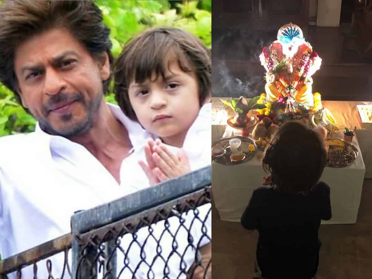 SRK once got brutally trolled for making AbRam pray to Lord Ganesh