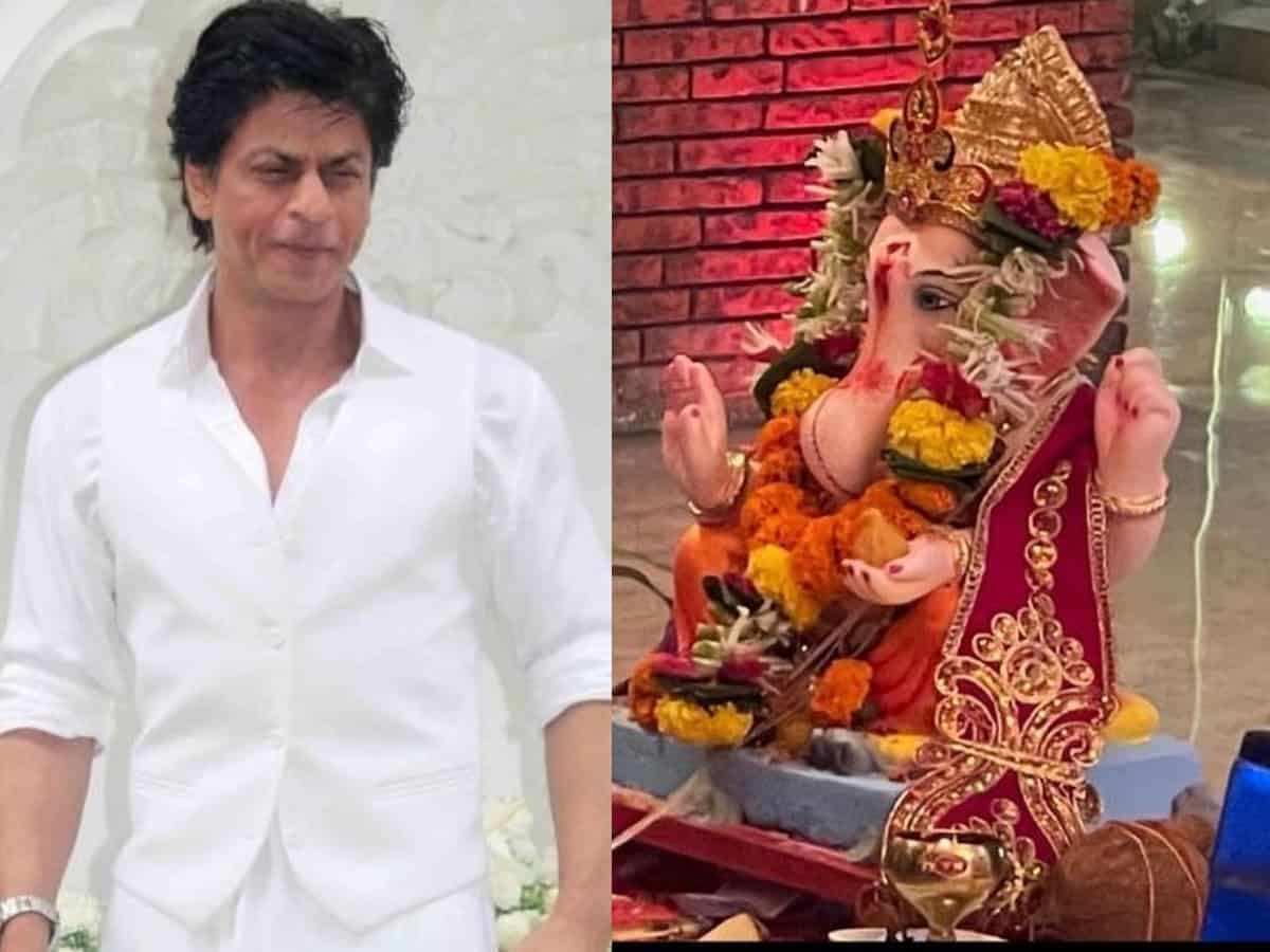 'Just convert': SRK gets brutally trolled for sharing a Ganesh Visarjan post