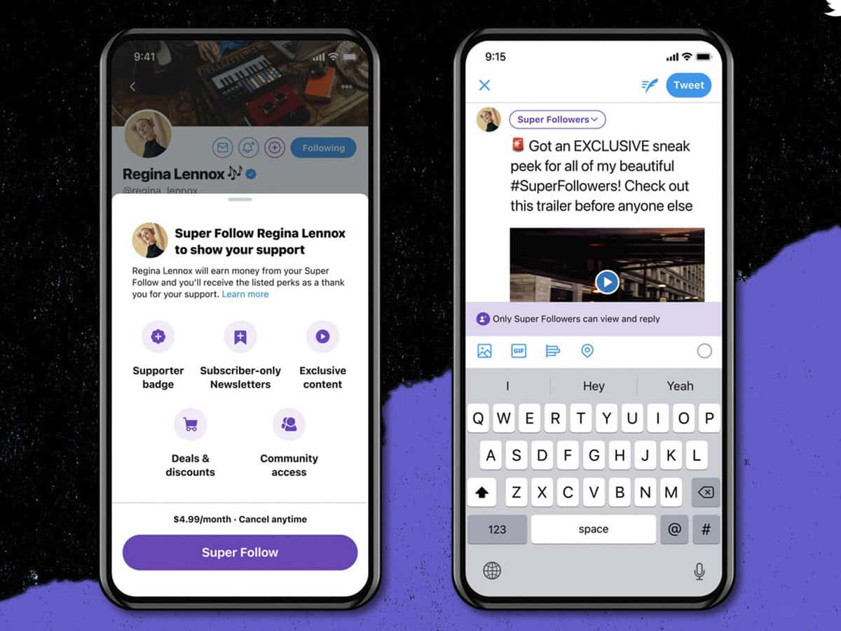 Twitter launches 'Super Follows' for creators to monetise tweets