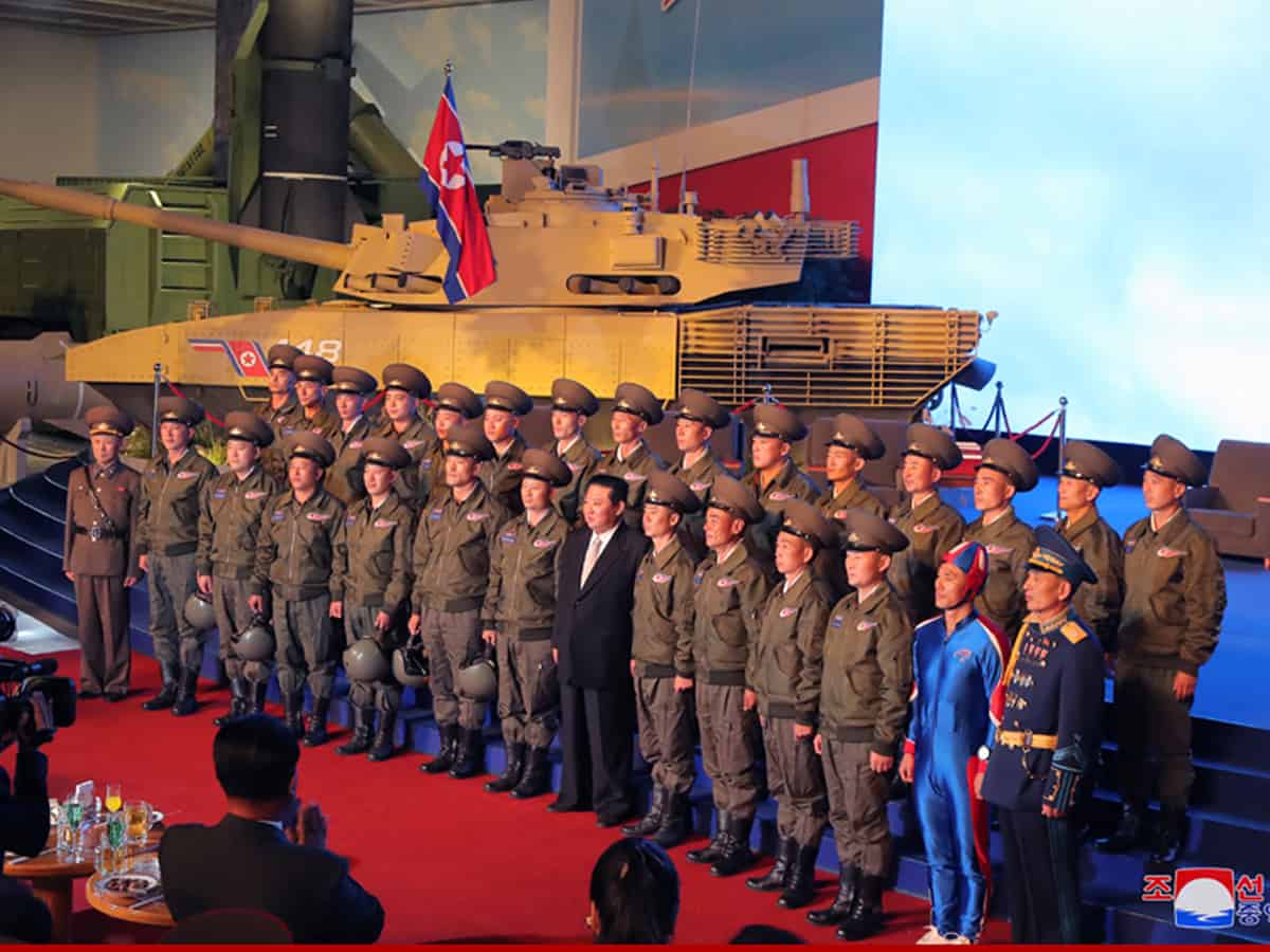 North Korean soldier in blue generates buzz on social media