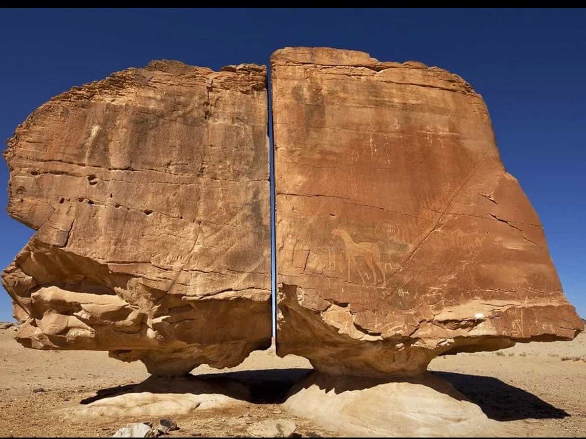 Saudi Arabia: 4,000-year-old rock was seemingly cut with a laser, so who did it?