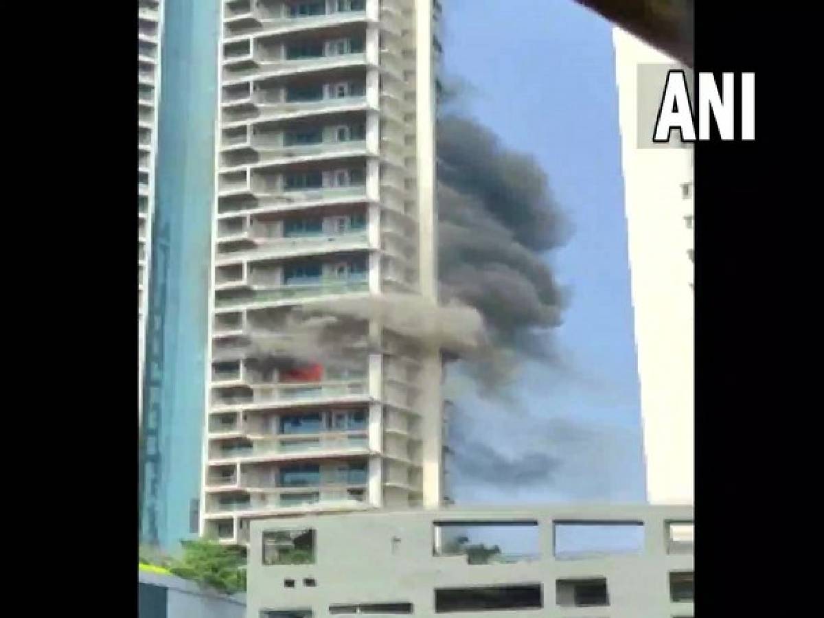 Mumbai apartment fire, man dies after jumping from 19th floor