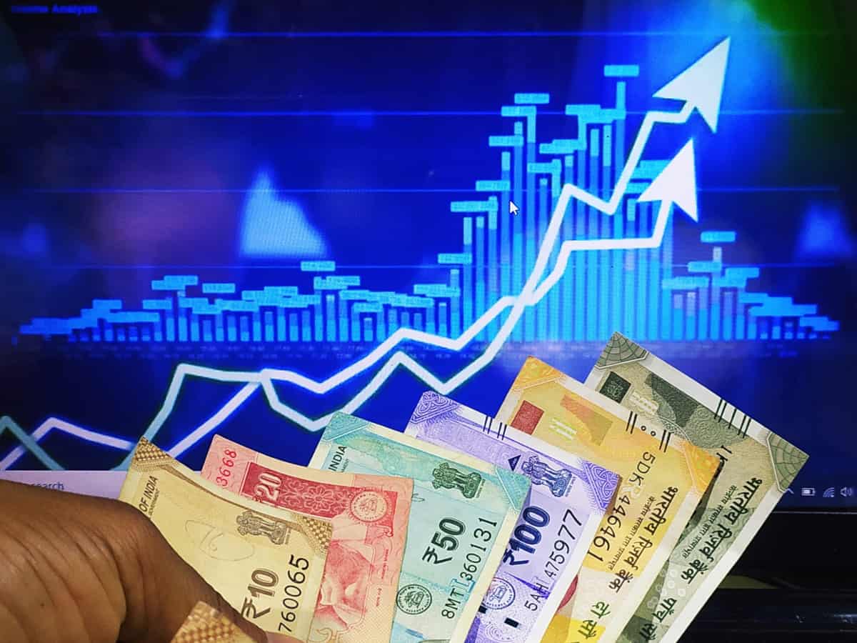 Markets at new peak: Sensex rallies 460 pts; Nifty tops 18,450