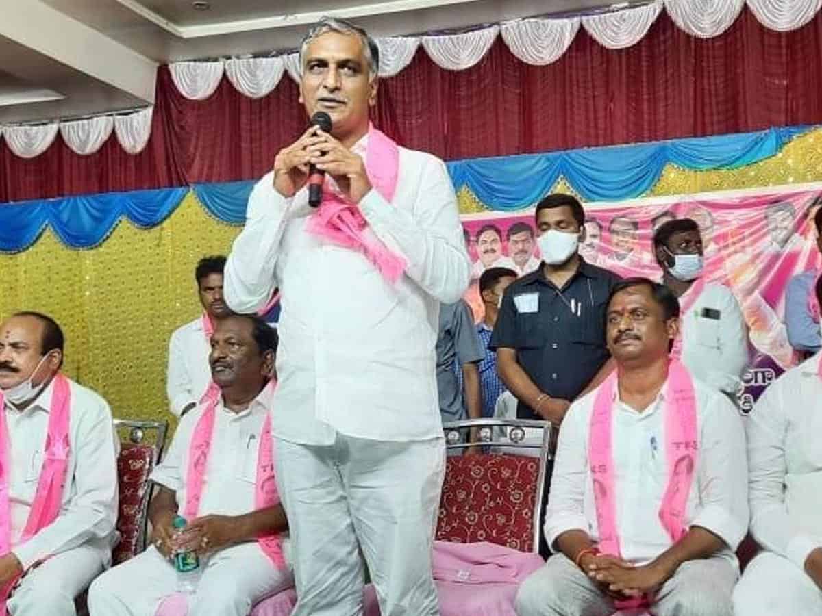 Public should ask BJP leaders about the release of Central funds towards TS:Harish Rao