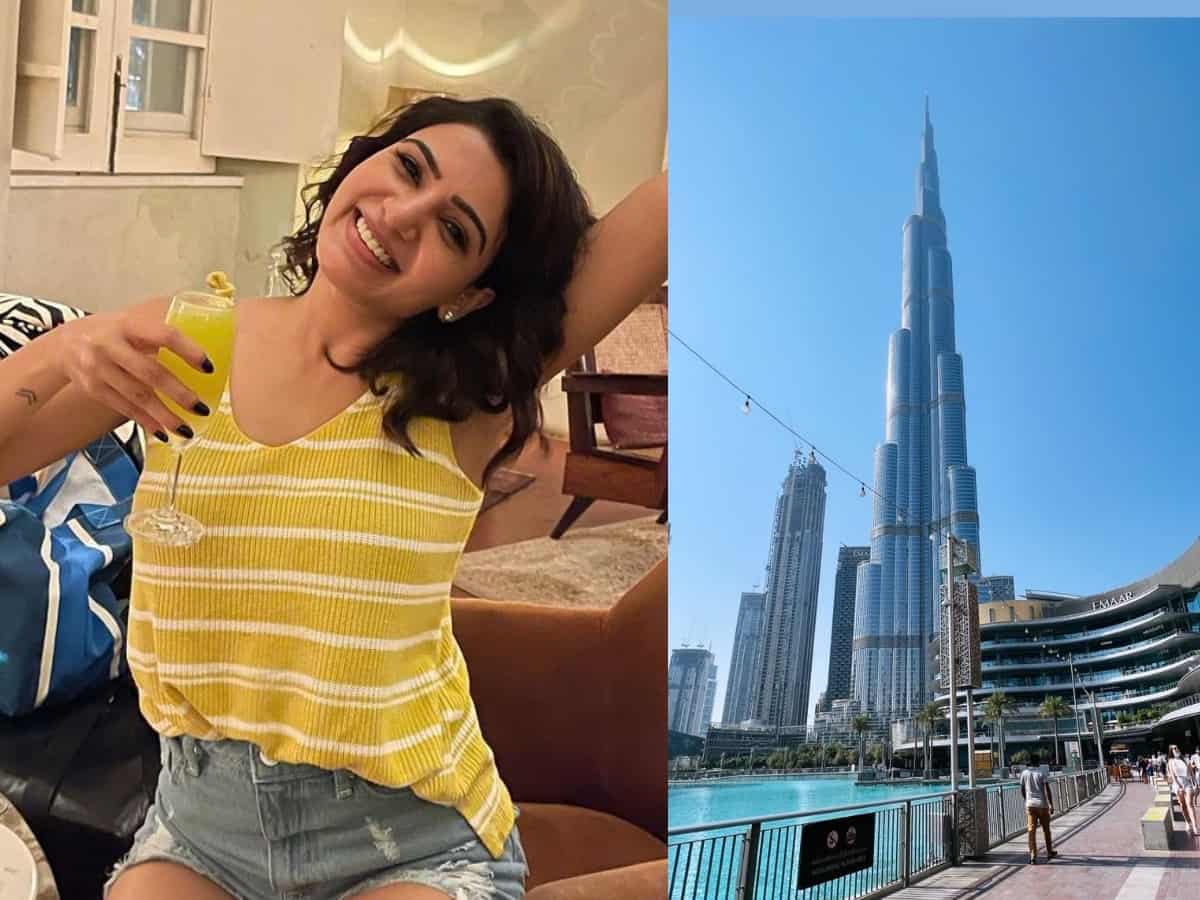 Samantha checks into Burj Khalifa, Dubai