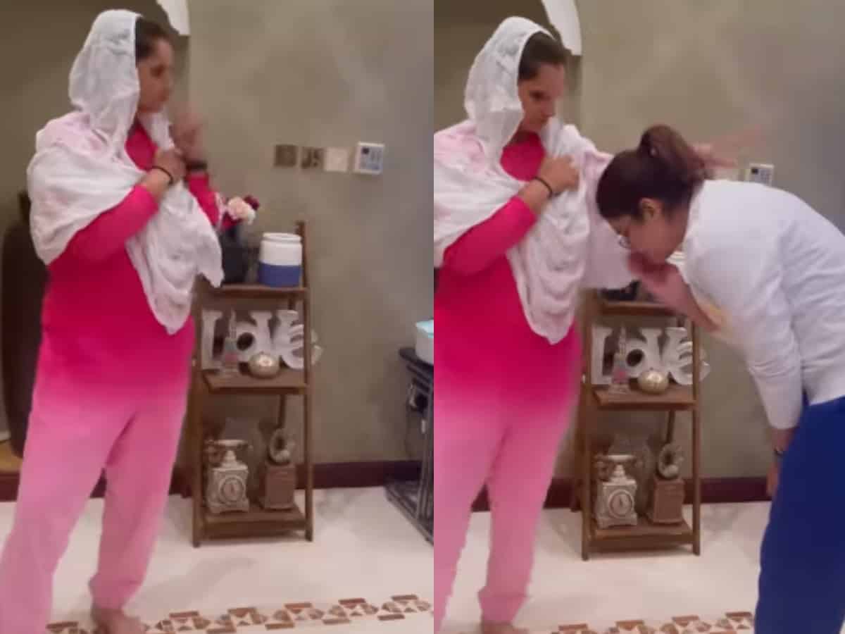 Sania Mirza gives Hyderbadi touch to viral 'Touch It' trend [Video]