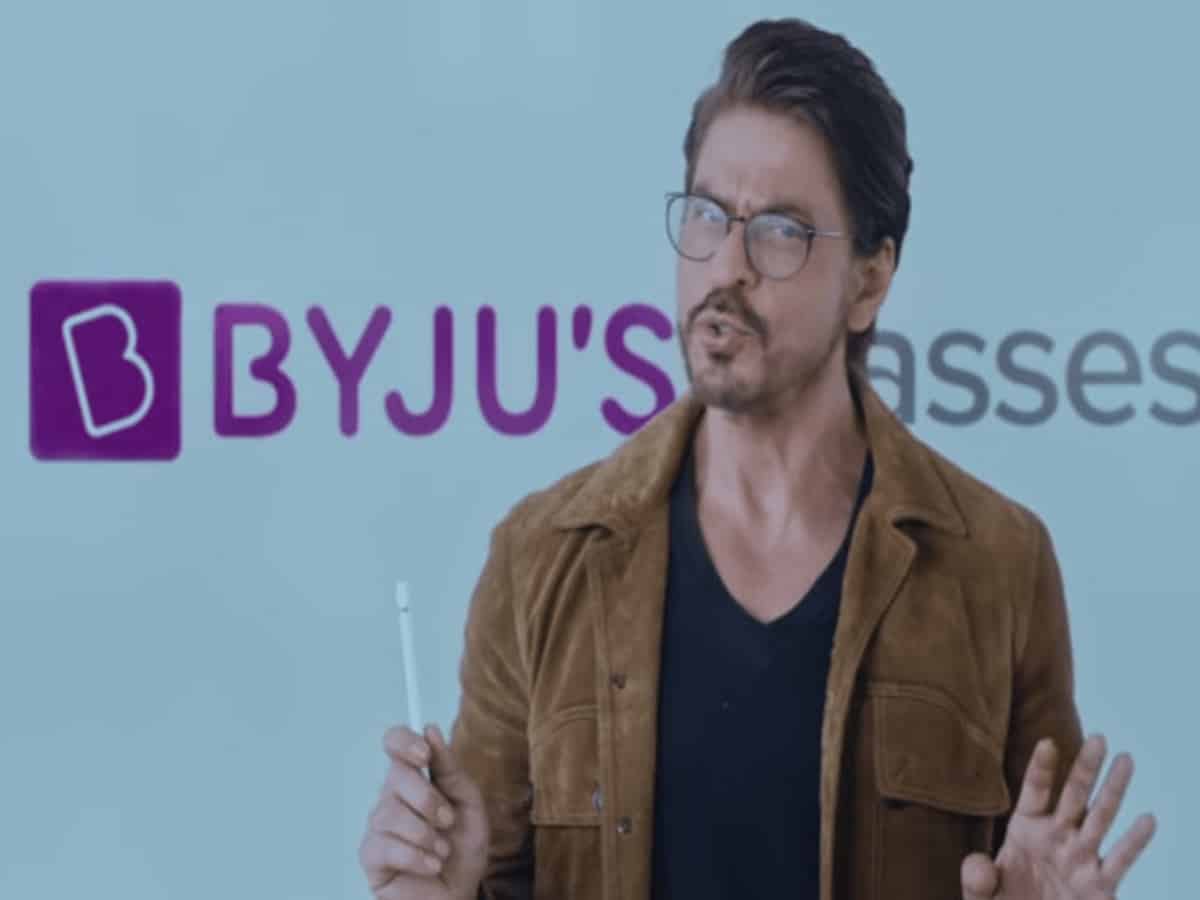 Byjus removes Shah Rukh Khan?
