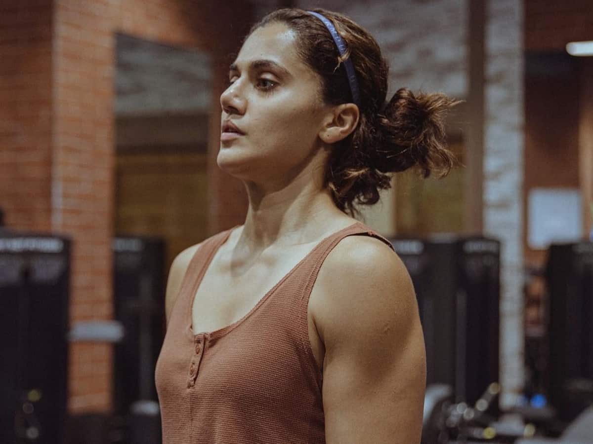 Taapsee: Having strong muscles is not a man's domain