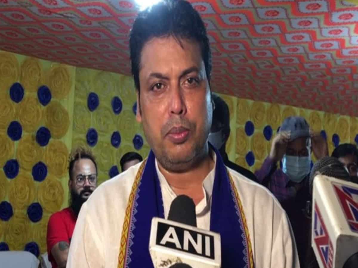 Tripura CM Biplab accuses communists of exploiting farmers, daily wagers