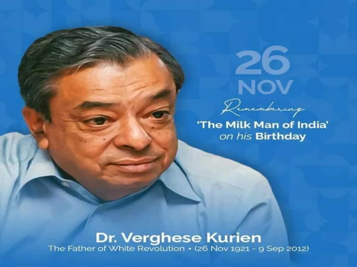 National Milk day marks the birth anniversary of Verghese Kurien