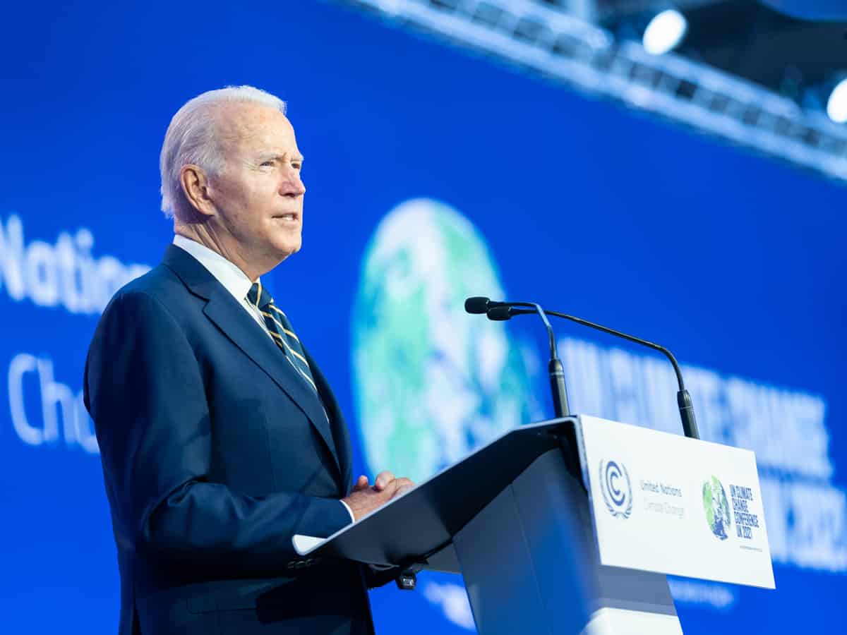 Joe Biden aplogizes for Donald Trump's action on climate