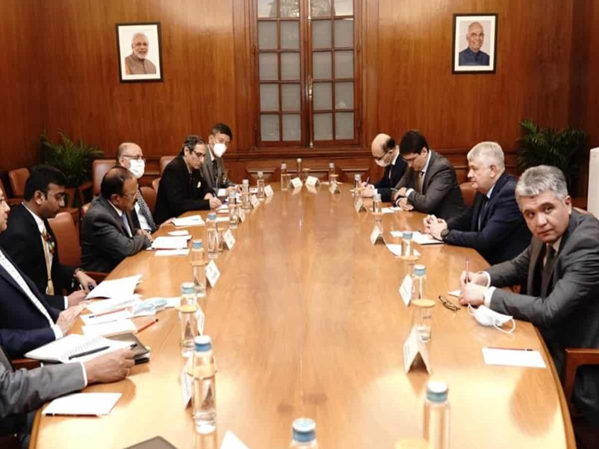 NSA Ajit Doval holds bilateral talks with Tajik and Uzbek counterparts
