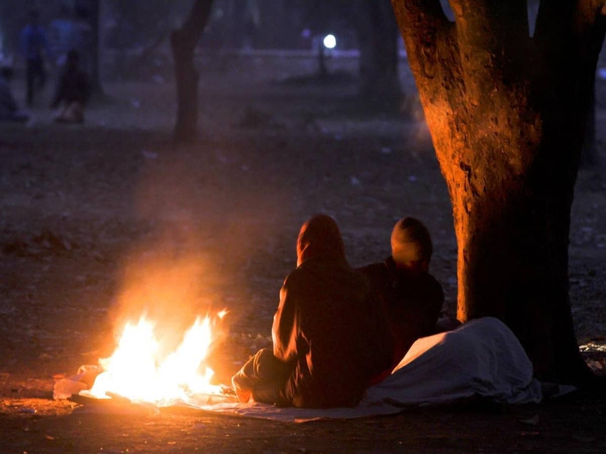 Telangana cold wave, numerous homeless at risk