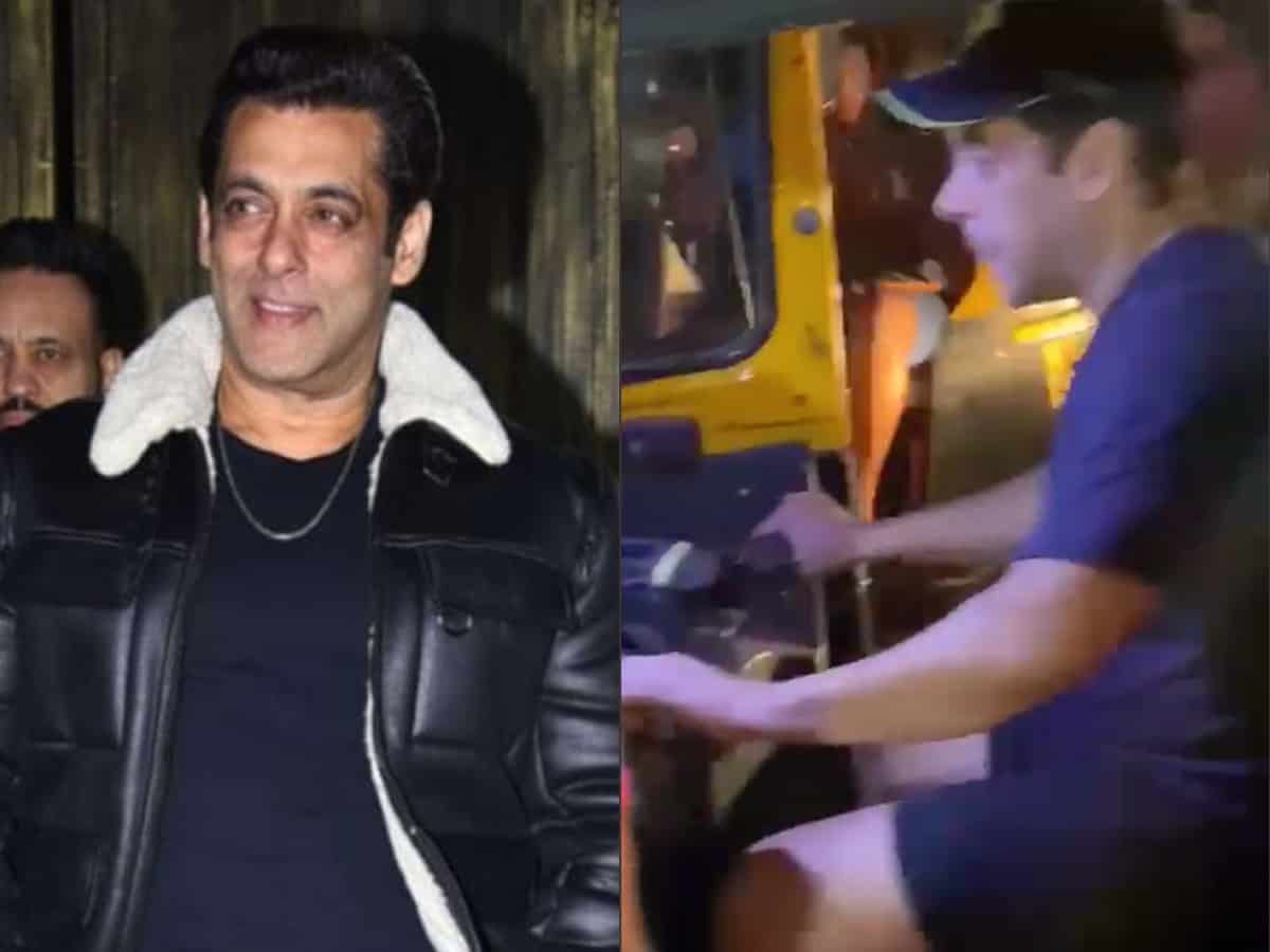 Viral video: Salman Khan drives auto-rickshaw